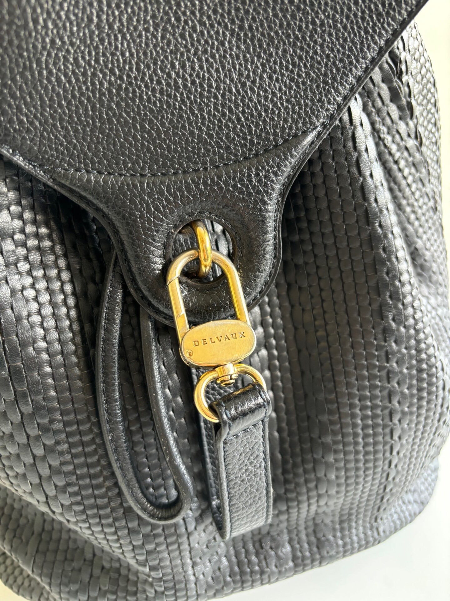 Delvaux Rosé backpack