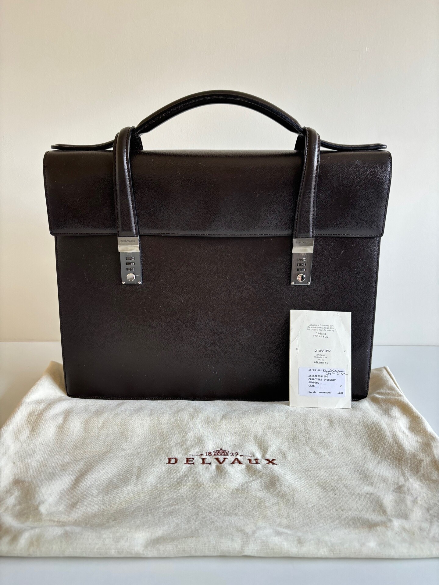 Delvaux briefcase Caractère 1+secret