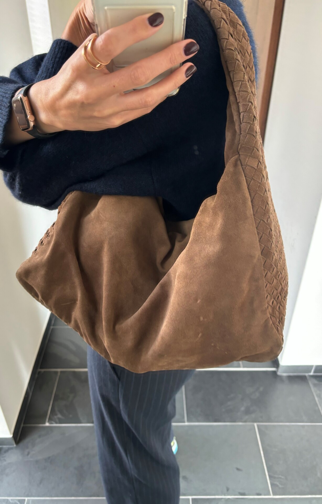 Bottega Veneta hobo schoudertas